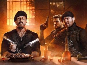 The Expendables 2 poster