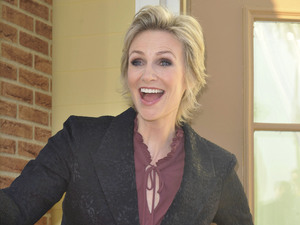 Jane Lynch at the Comedy Central Roast of Roseanne Barr held at the Hollywood Palladium.