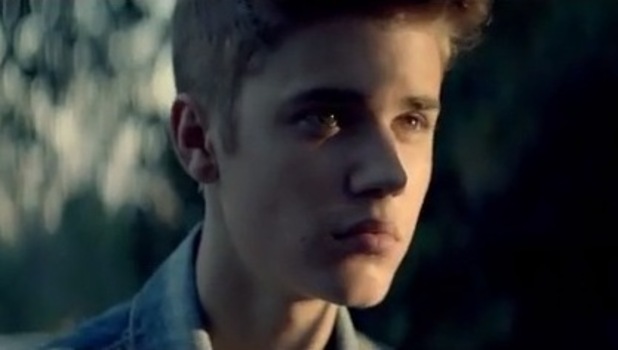 Video still of Justin Bieber in As Long As You Love music video.