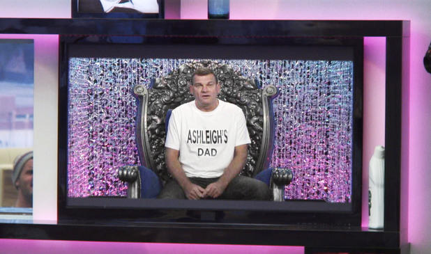 Ashleigh's dad in nominations