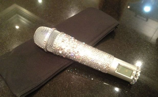 Victoria Beckham Spice Girls microphone
