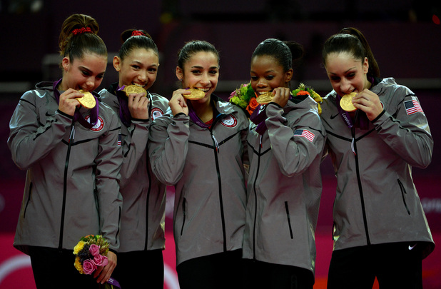 McKayla Maroney, Kyla Ross, Alexandra Raisman, Gabby Douglas, and Jordyn Wieber, 2012 London Olympic Games, Gymnastics