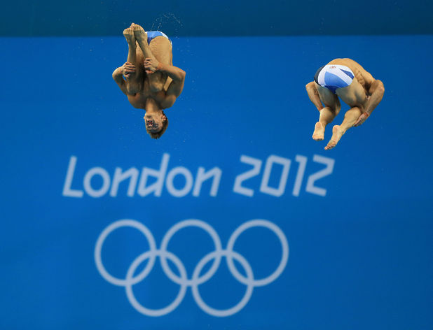 Tom Daley and Peter Waterfield 