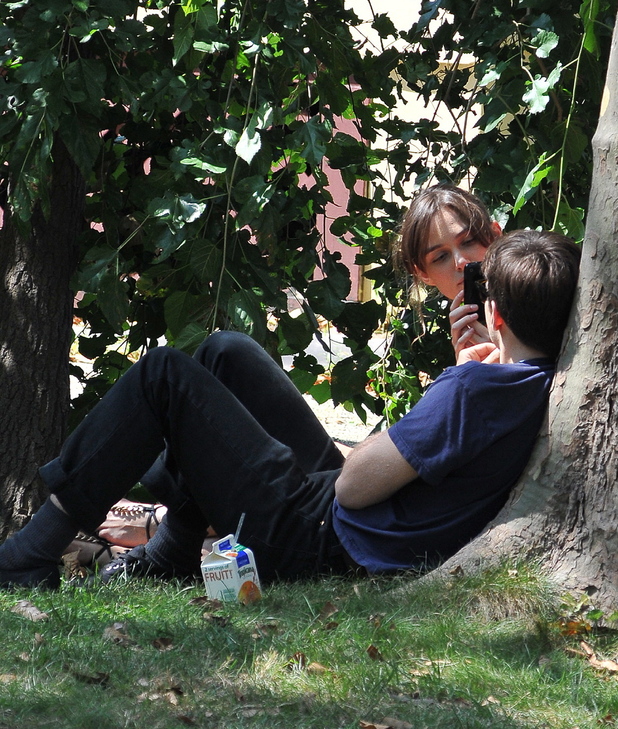 Keira Knightley and James Righton
