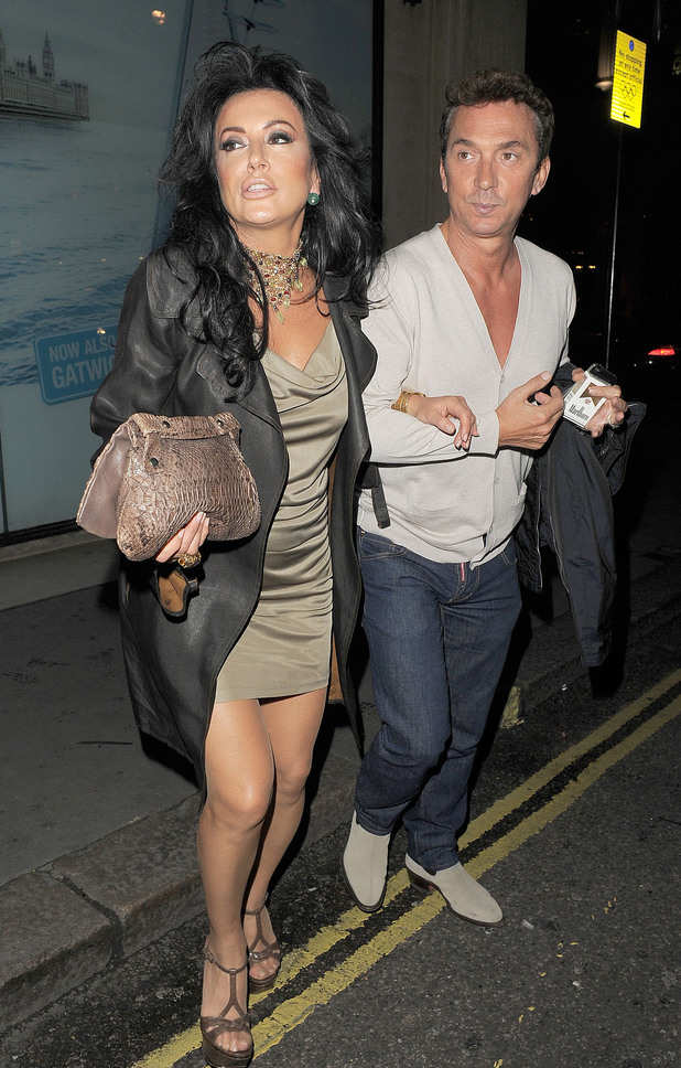 Nancy Dell'Olio and Bruno Tonioli 
