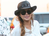 Lindsay Lohan leaving 'Make Up For Ever' via the back door heading for her car on Robertson Boulevard.
Los Angeles, California