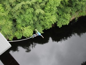 Brave prize: Bungee jumping