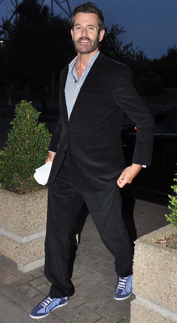 Rupert Everett at the RTE studios for the Miriam O'Callaghan show. 