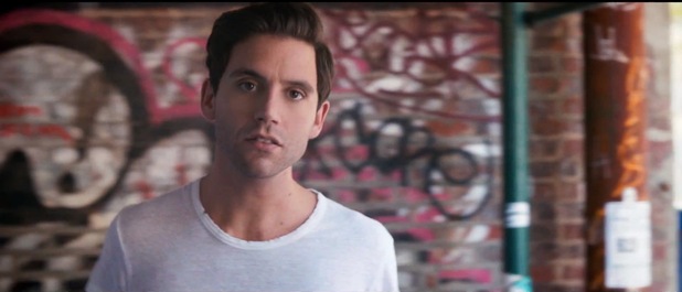 Mika in 'Celebrate' music video.
