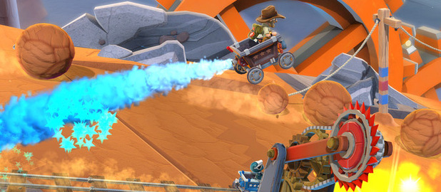 New screenshots of Hello Games' platforming-racer Joe Danger 2: The Movie