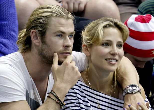 Chris Hemsworth, Elisa Pataky, London2012