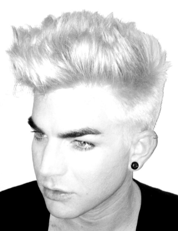 Adam Lambert bleaches his hair