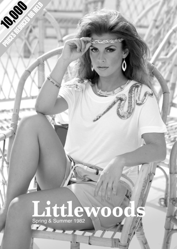 Coleen Rooney recreates 80s Littlewoods cover