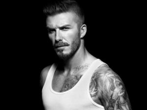 David Beckham poses in his underwear for H&M.