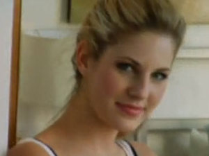 Still of Stephanie Leigh Schlund from the Keith Varon music video of 'Safe Escape'