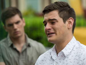 Anthony pleads with Derek after the poker match goes horribly wrong.