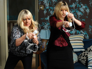 Sharon and Tanya get competitive.