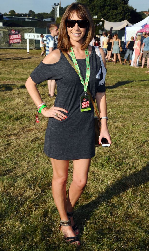 Celebrities at V Festival: Alex Jones