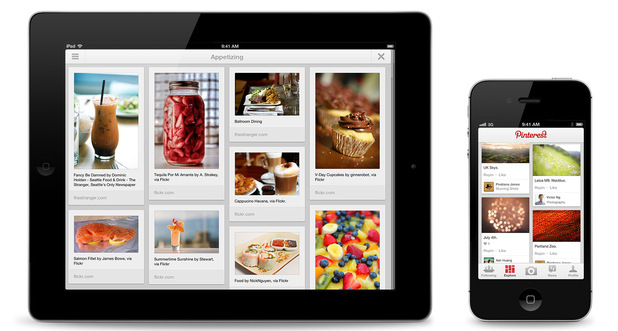 Pinterest apps for Android, iPhone and iPad