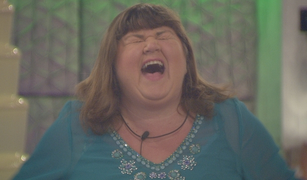 Cheryl throws herself into the task.