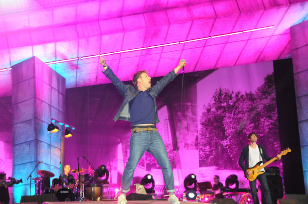 Blur perform at BT London Live held at Hyde Park