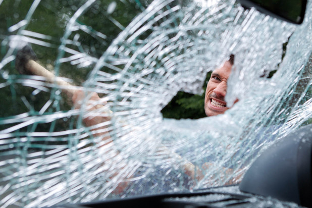 Dodger Savage loses control in Hollyoaks