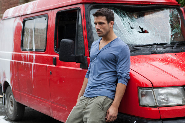 Dodger Savage loses control in Hollyoaks