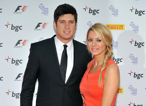 Vernon Kay and Tess Daly
The F1 Party marking the official launch of the 2012 Formula 1 British Grand Prix held at Battersea Park - Arrivals.
London, England - 04.07.12
Mandatory Credit: Daniel Deme/WENN.com
