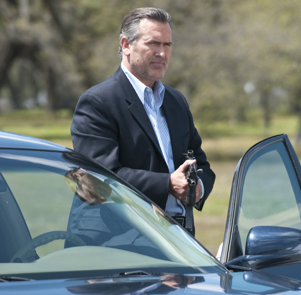 Bruce Campbell as Sam Axe in 'Burn Notice'