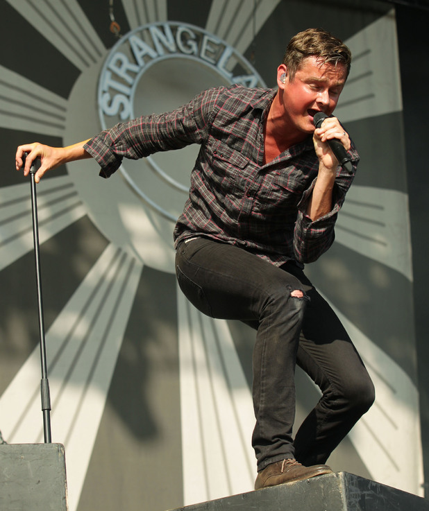 V Festival 2012: Tom Chaplin of Keane.