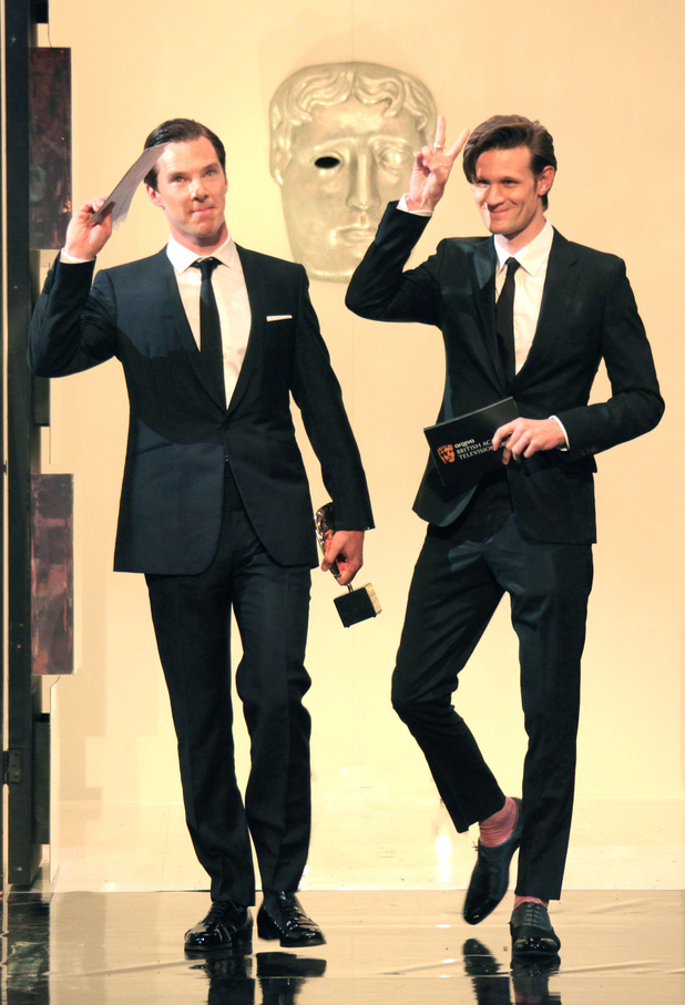 Benedict Cumberbatch and Matt Smith