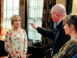 Emmerdale 6330: Paddy cracks under the pressure and angrily exposes Marlon and Laurel's relationship in front of everyone in the Woolpack, including Ashley.