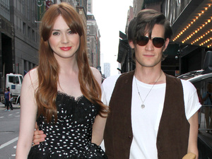 Karen Gillan and Matt Smith are reunited for the BBC America screening.