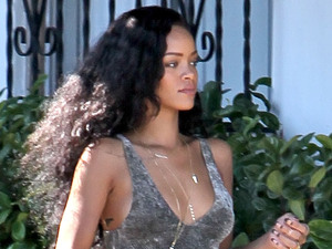 Rihanna out and about in Los Angeles.
