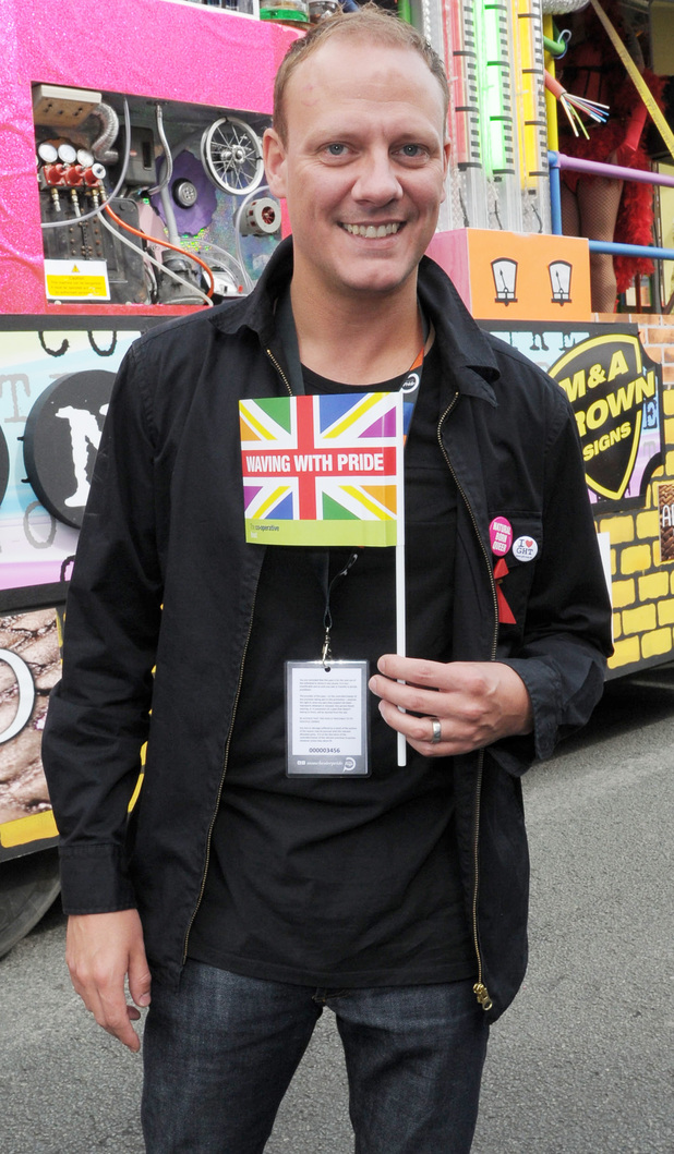 Antony Cotton celebrates Manchester Pride 2012.