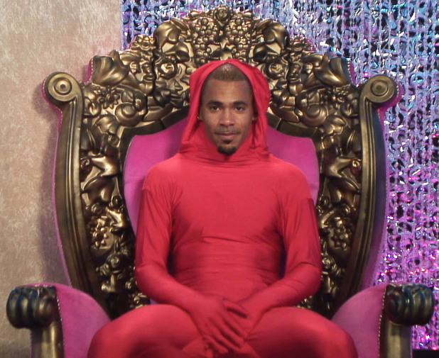 MC Harvey in the Diary Room