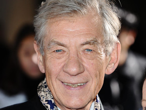 Sir Ian McKellen arrives at the Variety Club Showbiz Awards at the Grosvenor Hotel in London