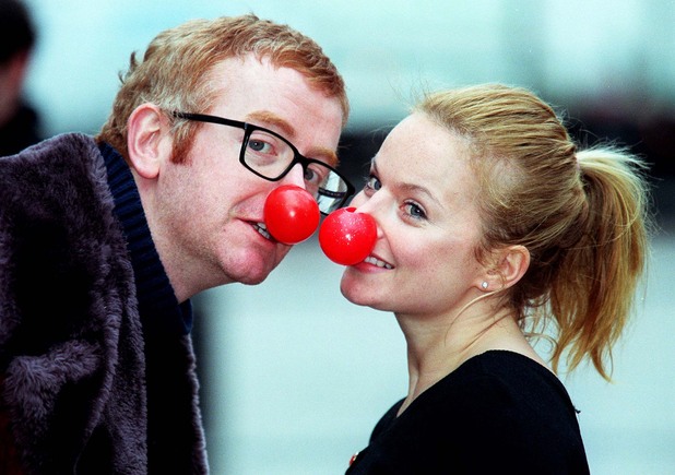 Chris Evans and Geri Halliwell