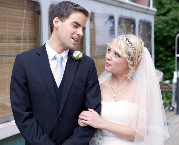 Hollyoaks: Behind the scenes at Doug and Leanne's wedding