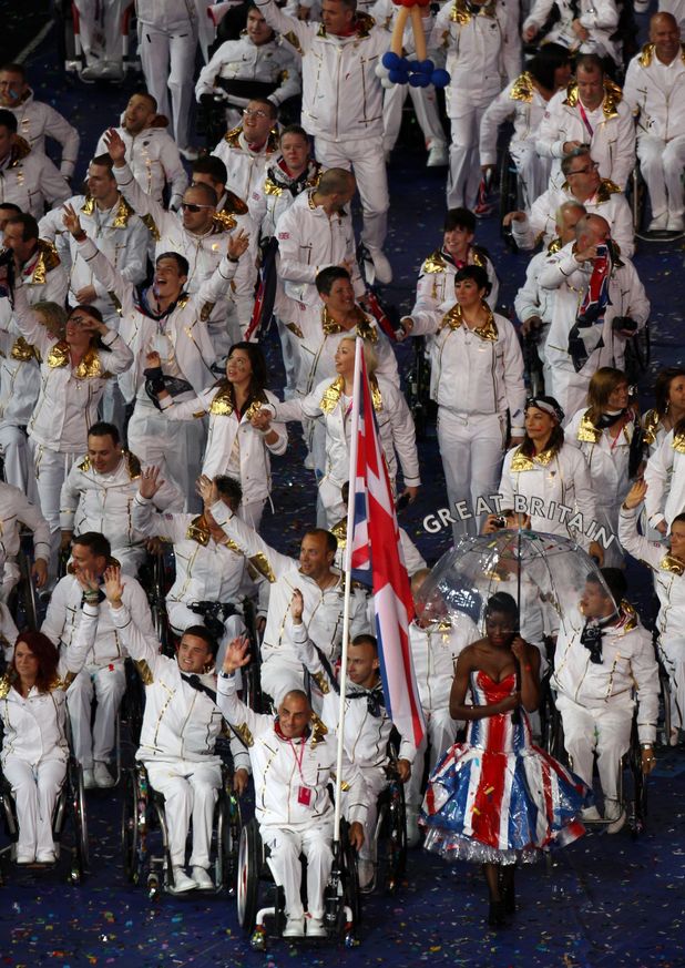 ParalympicsGB enter the stadium