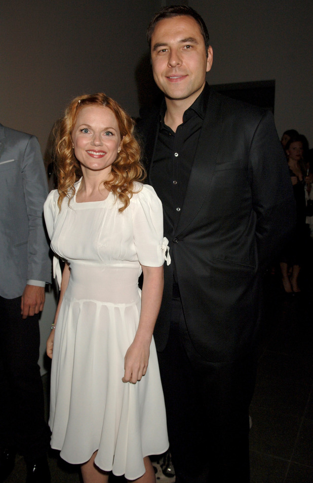 Geri Halliwell and David Walliams