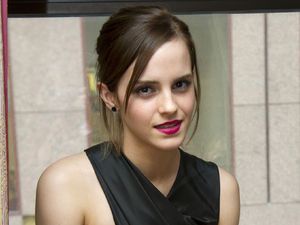 Emma Watson backstage at the Toronto International Film Festival.