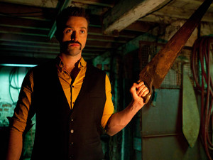 Brendan with a saw
