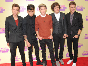 Liam Payne (l-r), Louis Tomlinson, Niall Horan, Zayn Malik and Harry Styles of One Direction
2012 MTV Video Music Awards, held at the Staples Center - Arrivals
Los Angeles, California - 06.09.12
**Not available for publication in Germany. Available for publication in the rest of the world**
Mandatory Credit: Ian Wilson/WENN.com