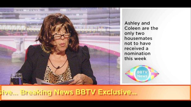 Julie as newsreader 