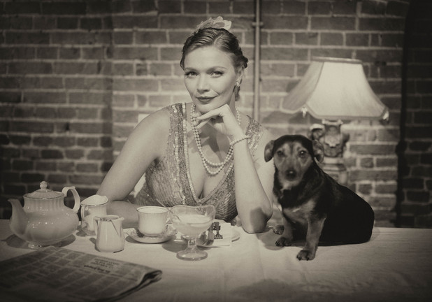 Jodie Kidd recreates The Artist