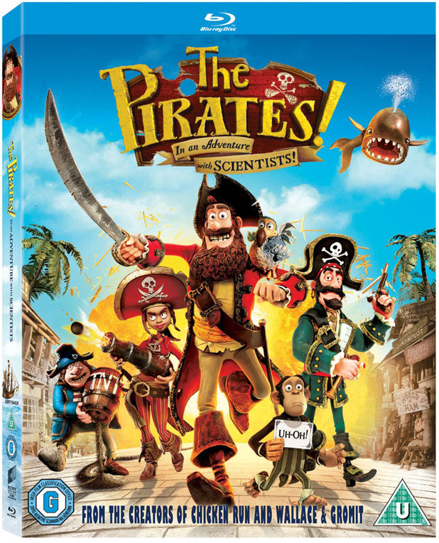 'The Pirates! In An Adventure With Scientists' Blu-ray pack shot