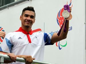 Louis Smith at London 2012 Olympic Parade