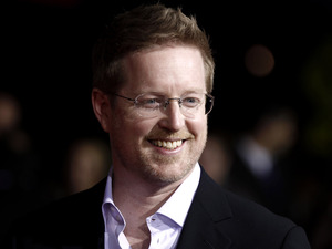 Writer and director Andrew Stanton arrives at the premiere of "John Carter" in Los Angeles, Wednesday, Feb. 22, 2012