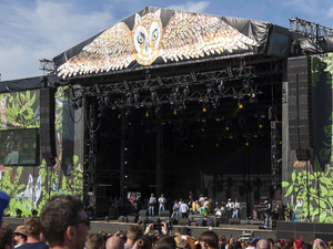 General View of the main stage at Bestival 2012